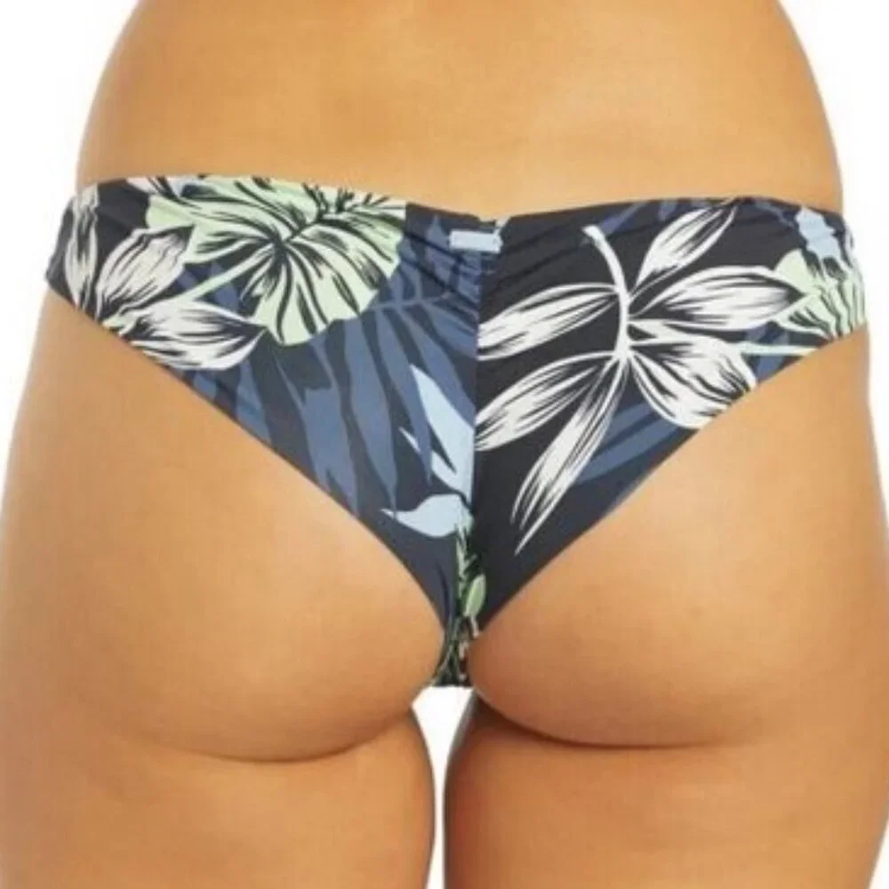 Roxy Juniors Blue Beach Classics Cheeky Bottoms - Picture 9 of 11